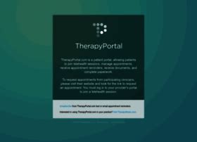 View details of your past and upcoming appointments. . Therapyportalcom login